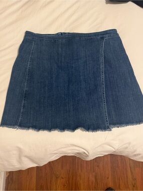 Vince Camuto Dark Blue Denim Mini Skirt